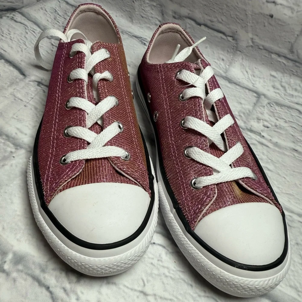 Converse Glittery Pink Shoes